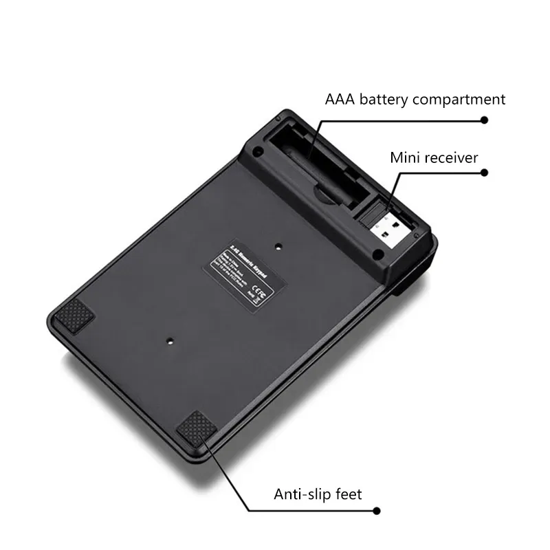 Mini Wireless Numeric Keypad 19 Keys 4
