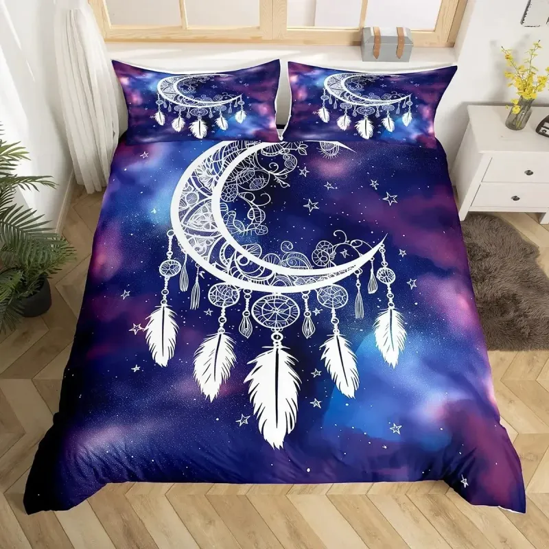 Dream Catcher Boho Mandala Duvet Cover Set 1