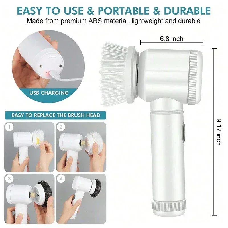 5-in-1 Electric Spin Scrubber 3