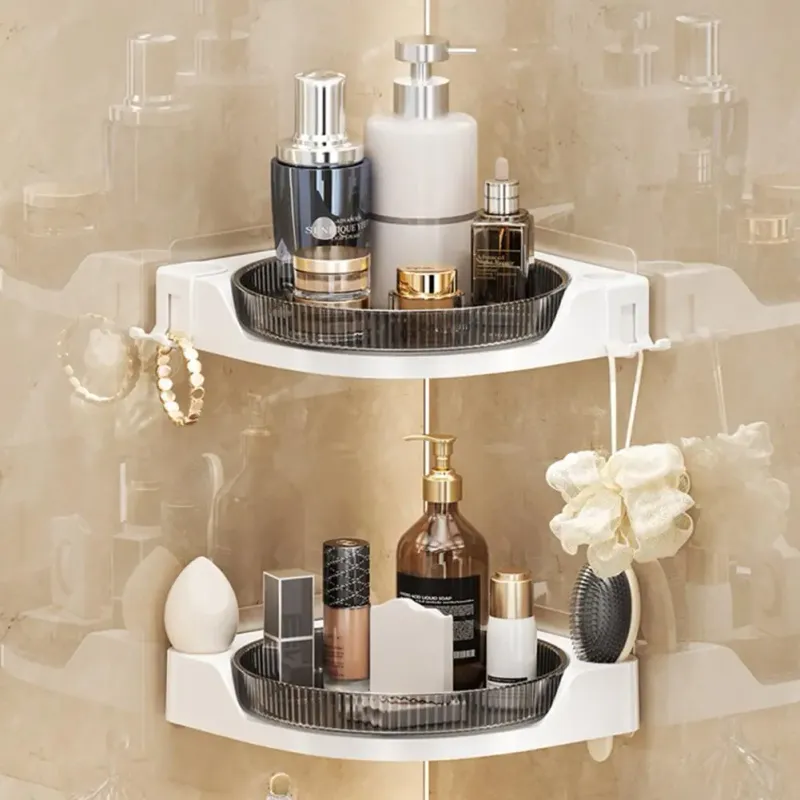 No-Drill Corner Shower Shelf 1