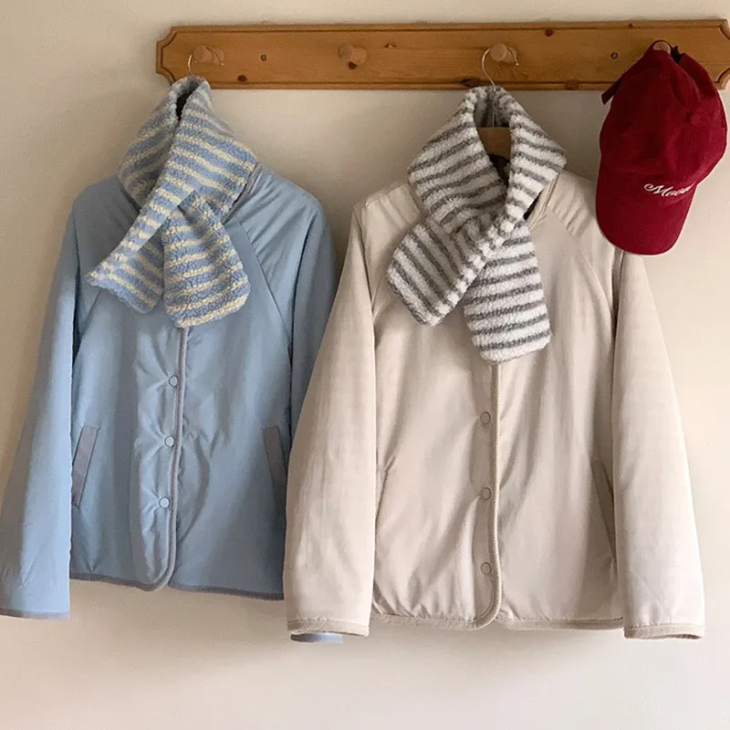 Y2K Korean Cotton-Padded Winter Coat 4