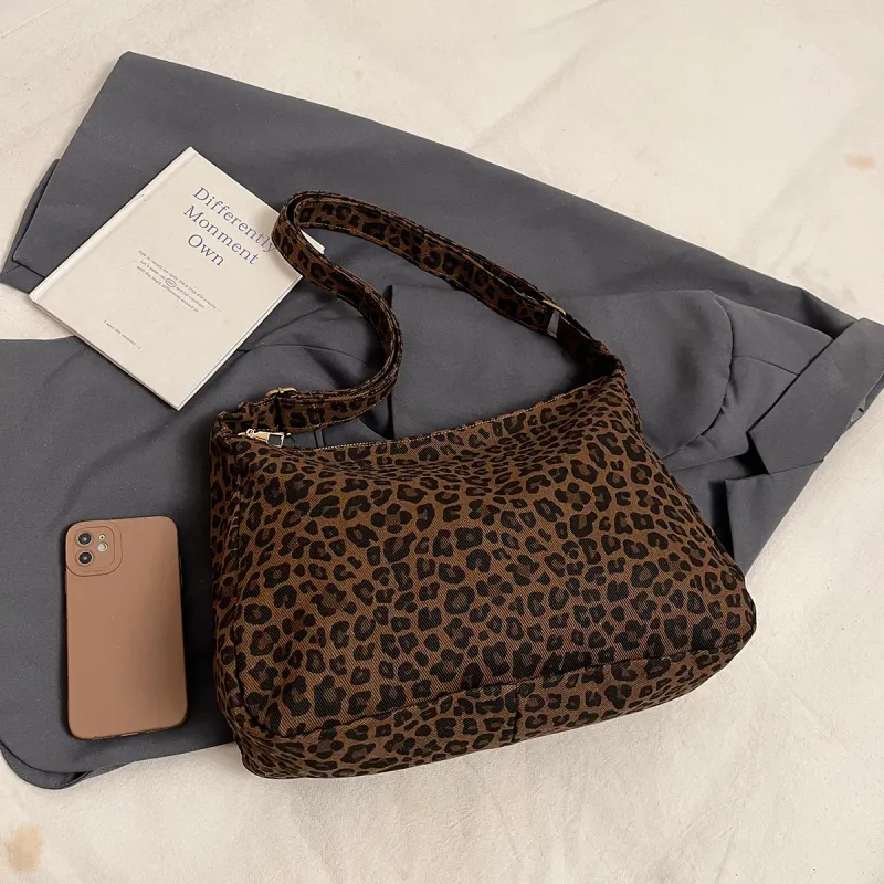 Leopard Print Crossbody Shoulder Bag 4