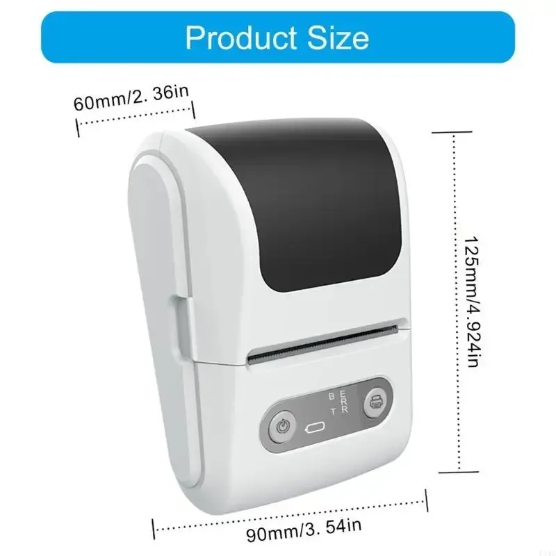 Bluetooth Thermal Label Maker F19E 3