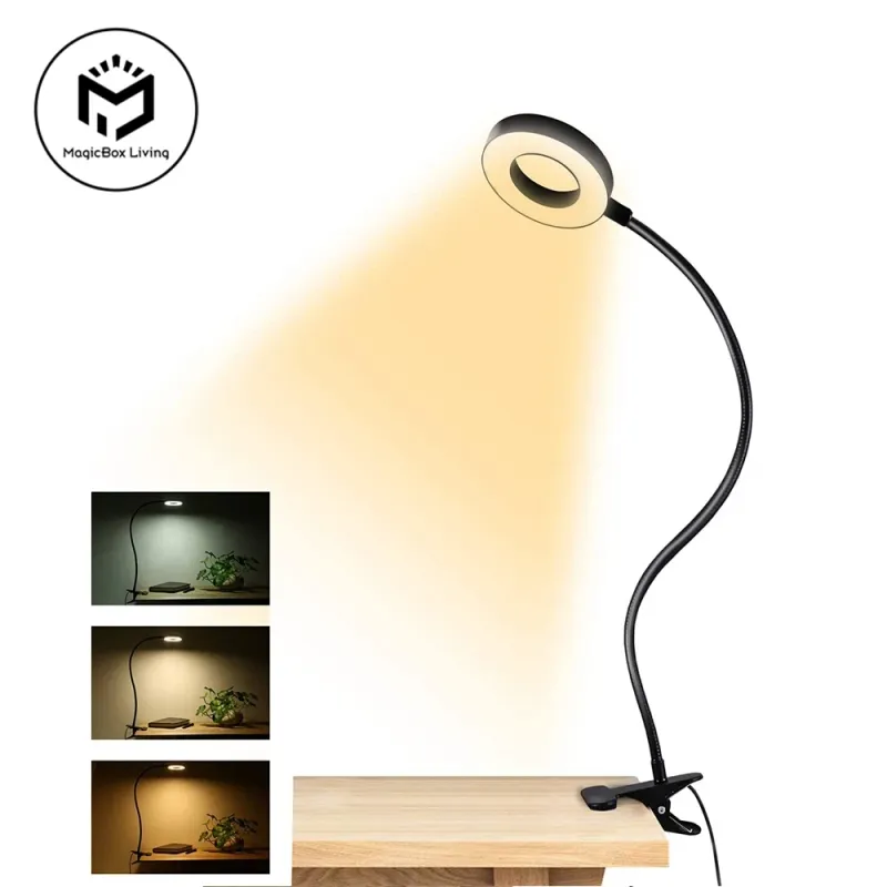 48 LED Clip-On Gooseneck Desk Lamp 1