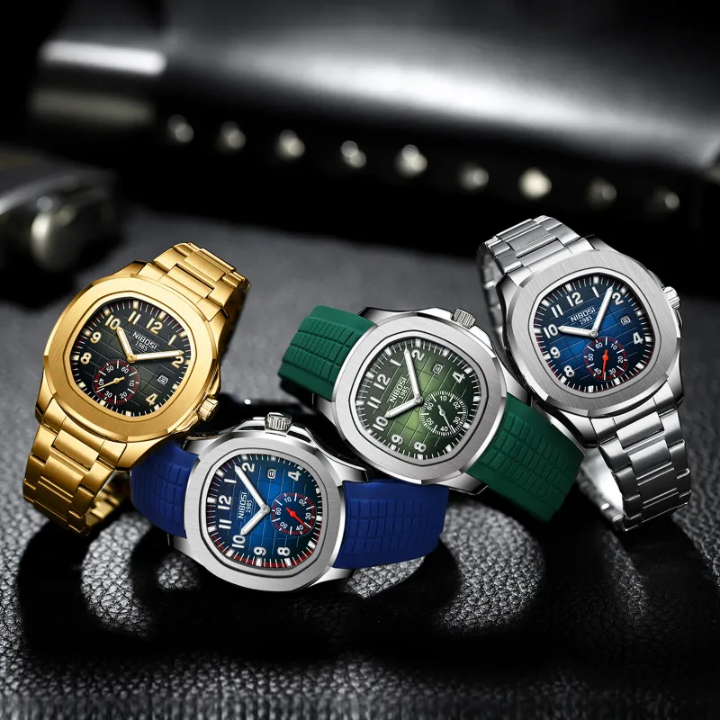NIBOSI Sport Men's Waterproof Auto Date Watch 5