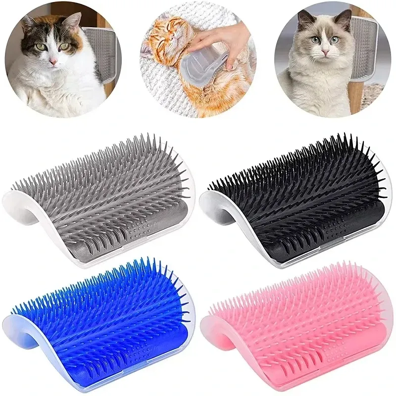 Cat Self Groomer Brush with Catnip 1