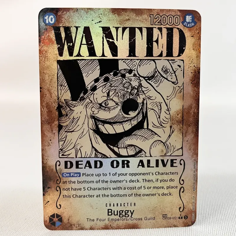 ONE PIECE Retro Wanted Poster Proxy Cards 3