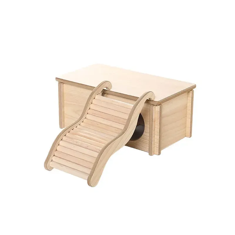 Wooden Wave Stair Hamster Toy 4
