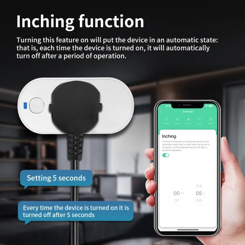 TNCE Smart Plug with Power Monitor 5