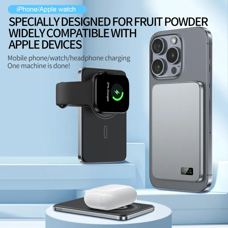 Ultra Thin Alloy Magnetic Power Bank 2