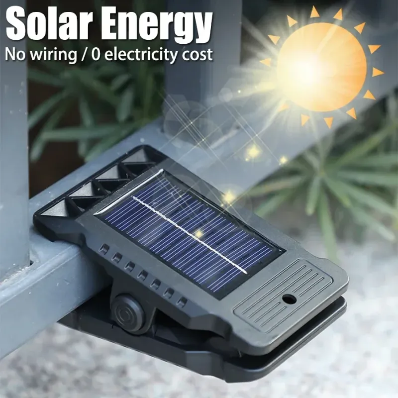 Solar Motion Sensor Clip Lights (2-Pack) 3