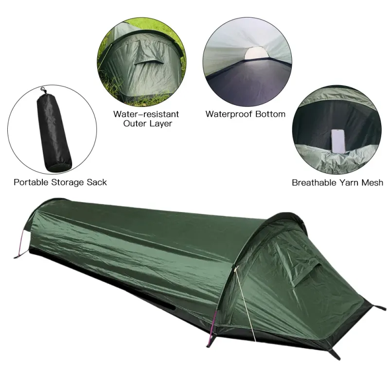 Lightweight Single Person Backpacking Tent 5