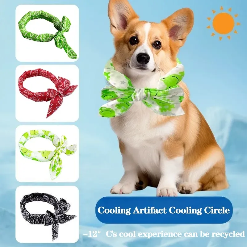Cooling Scarf Ice Collar for Pets 1
