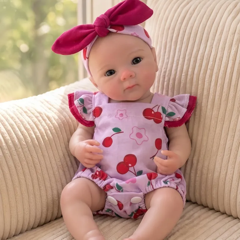 13" Silicone Reborn Baby Girl Doll 5