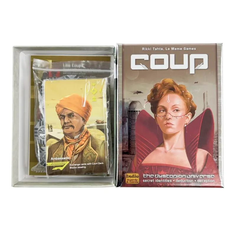 Coup Bluffing Strategy Card Game 2