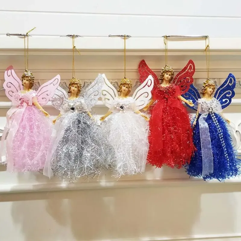 Glitter Christmas Angel Tree Topper 4