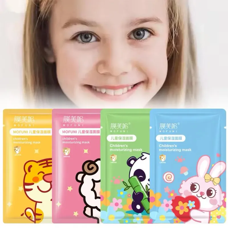Cartoon Kids Facial Masks 5-Pack 2