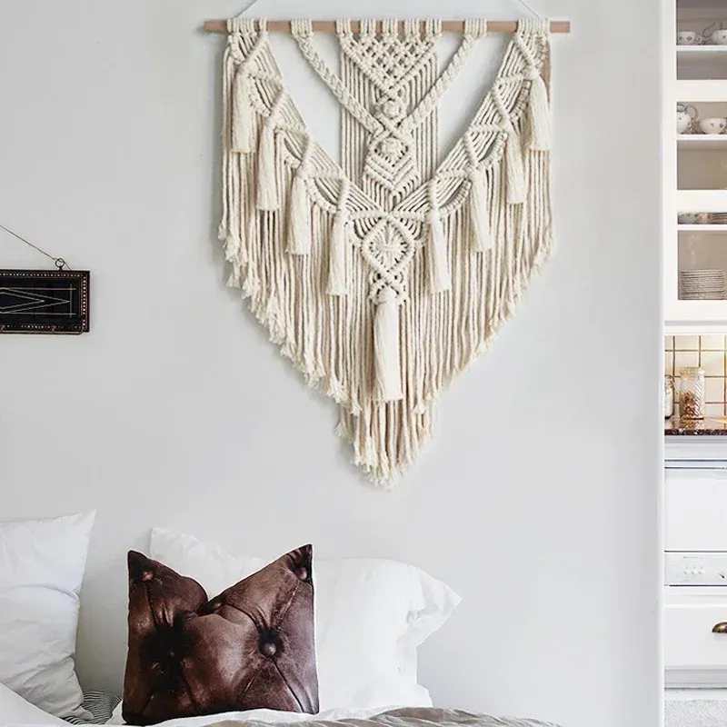Macrame Woven Boho Wall Hanging 2