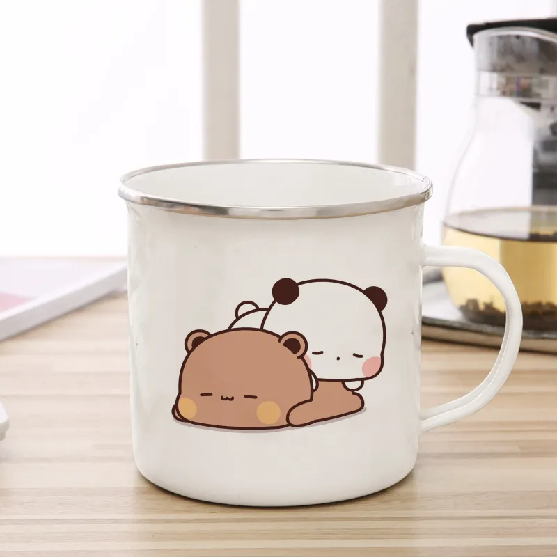 Cute Bear Enamel Cup 11oz 4