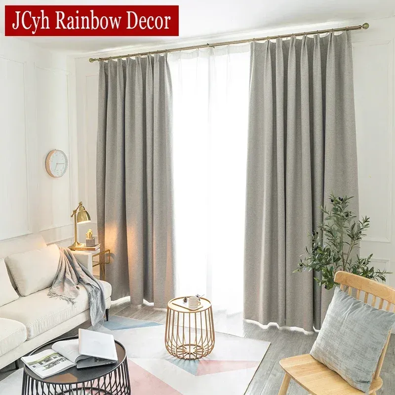 Linen Blackout Thermal Curtains 2