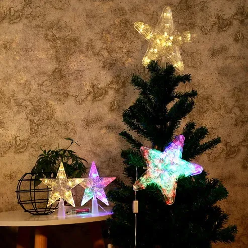LED Christmas Tree Star Light Topper 4