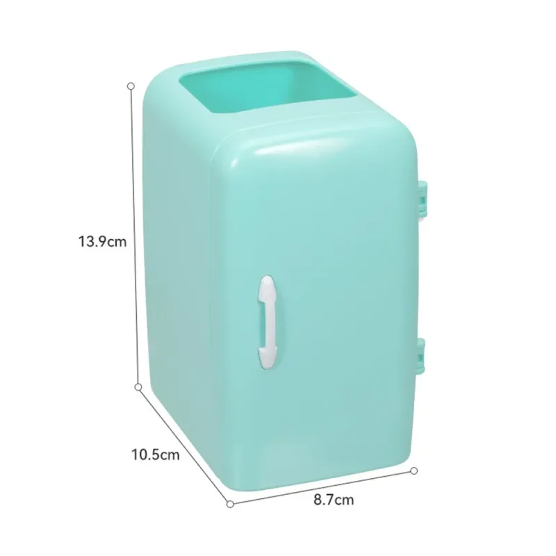Small Desk Organizer - Green/White 6