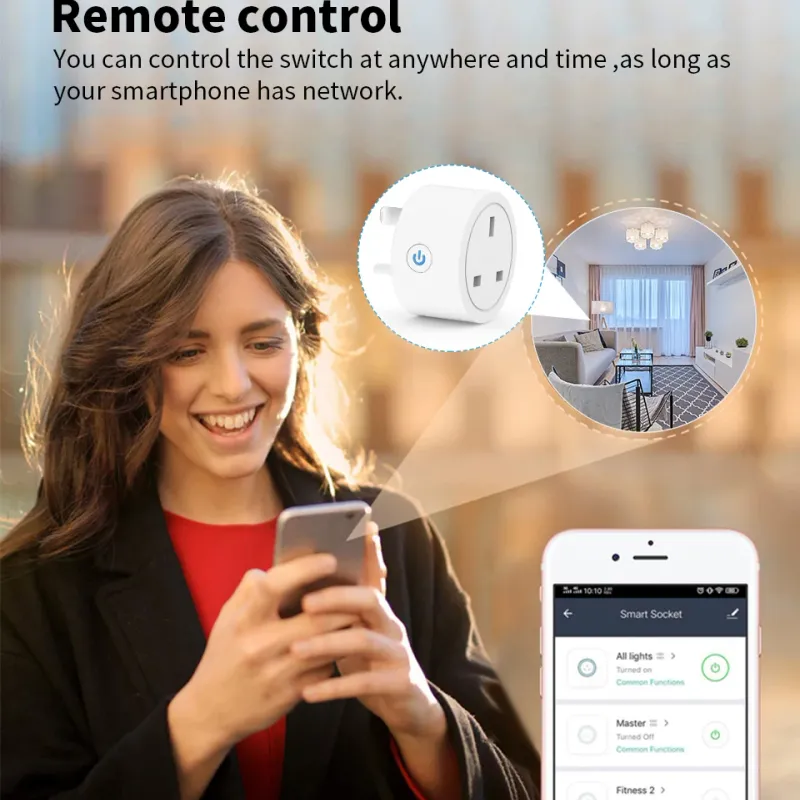 16A UK Smart Plug Mini with Power Monitor 2