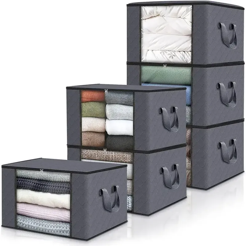 Foldable Non-Woven Storage Box with Window 4