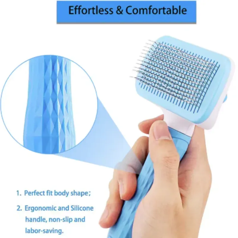 Pet Hair Removal Needle Comb Brush 4