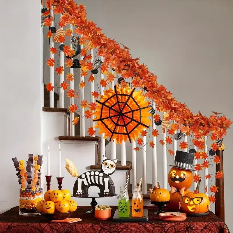 Fall Maple Leaf Garland Artificial Vine 3