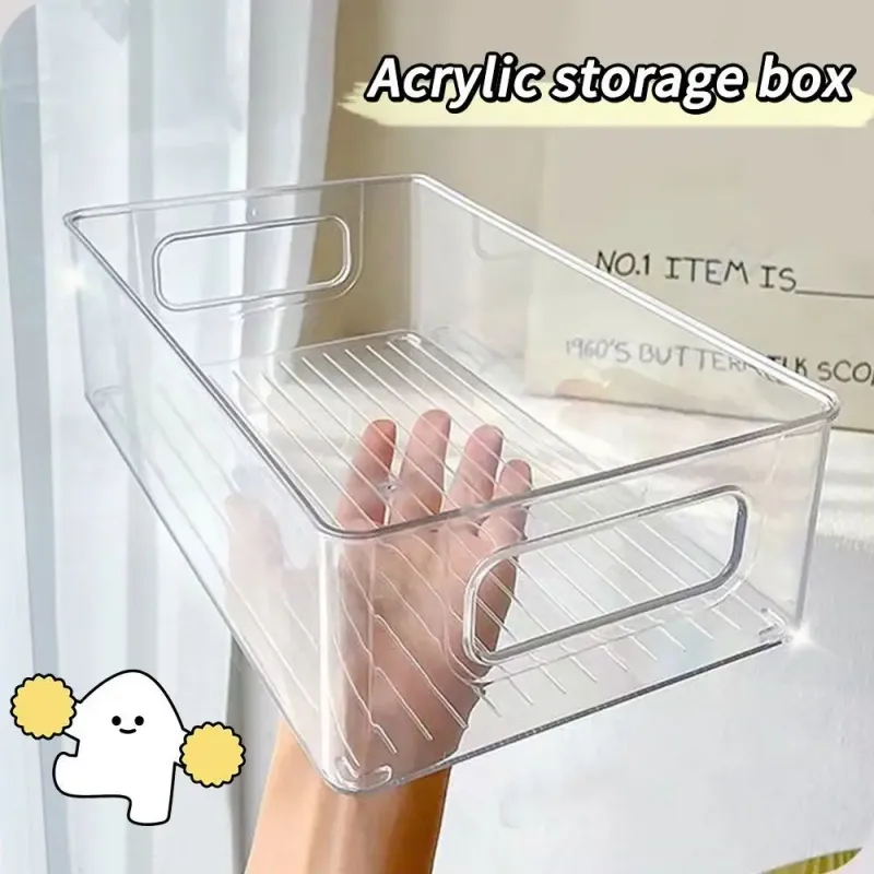 Clear Stackable Storage Bins 1