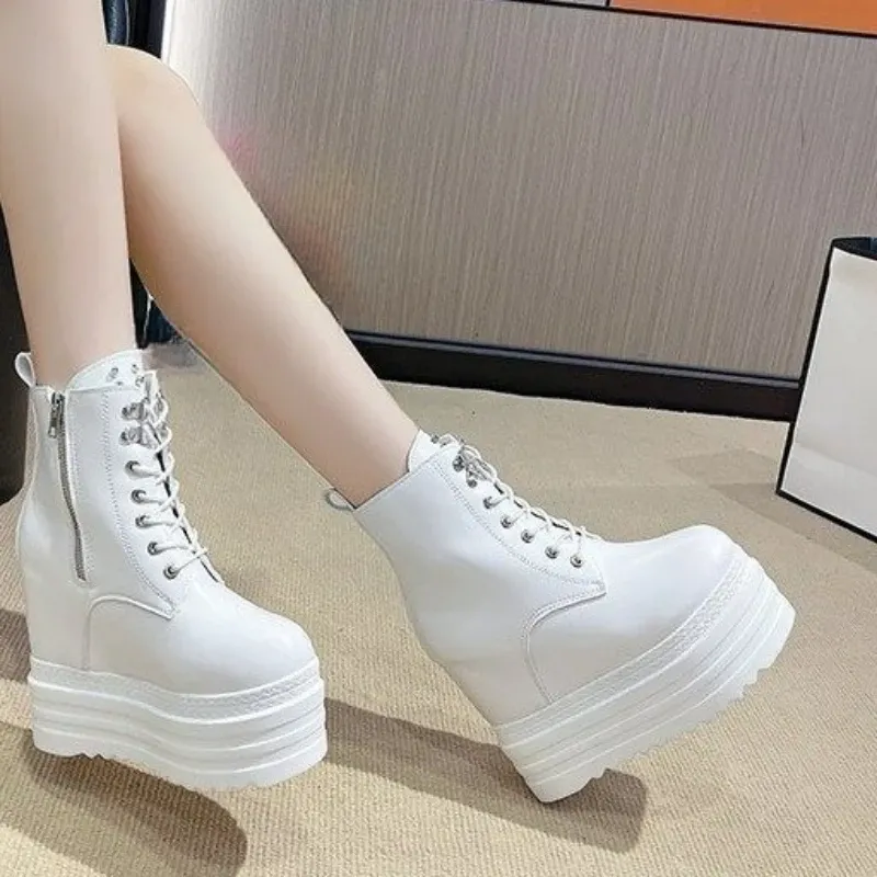 Punk Platform Wedge Gothic Boots 5