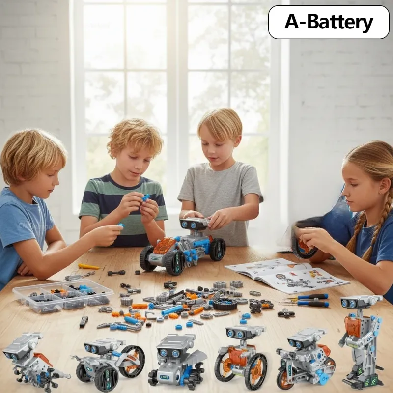 12-in-1 STEM Robot Building Kit 3