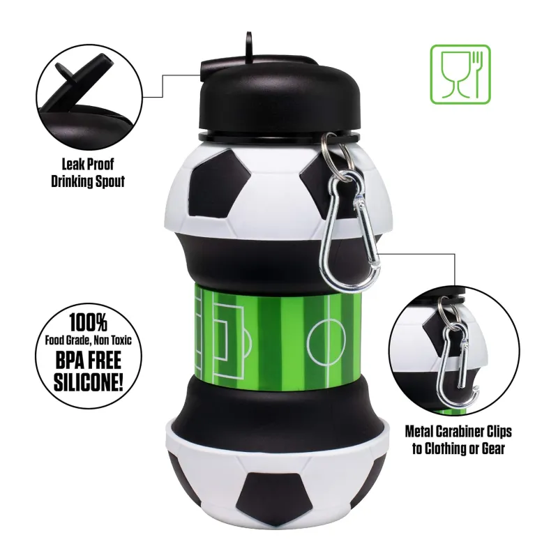 Collapsible Water Bottle with Straw 4