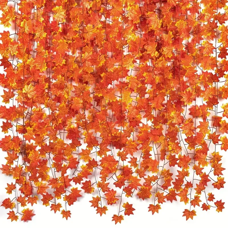 Fall Maple Leaf Garland Artificial Vine 6