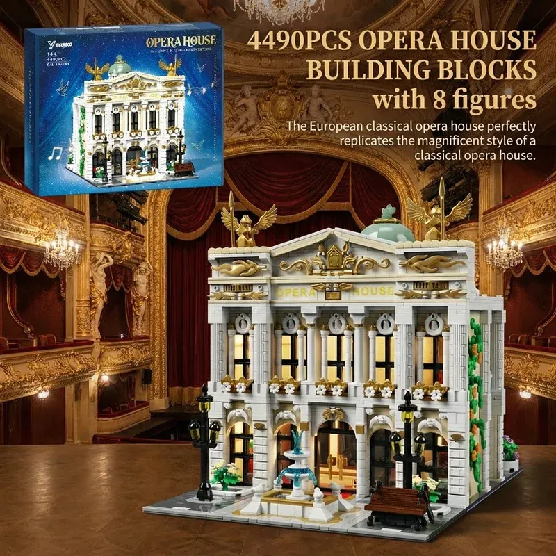 Royal Opera House 4490PCS LED Building Blocks Kit 1