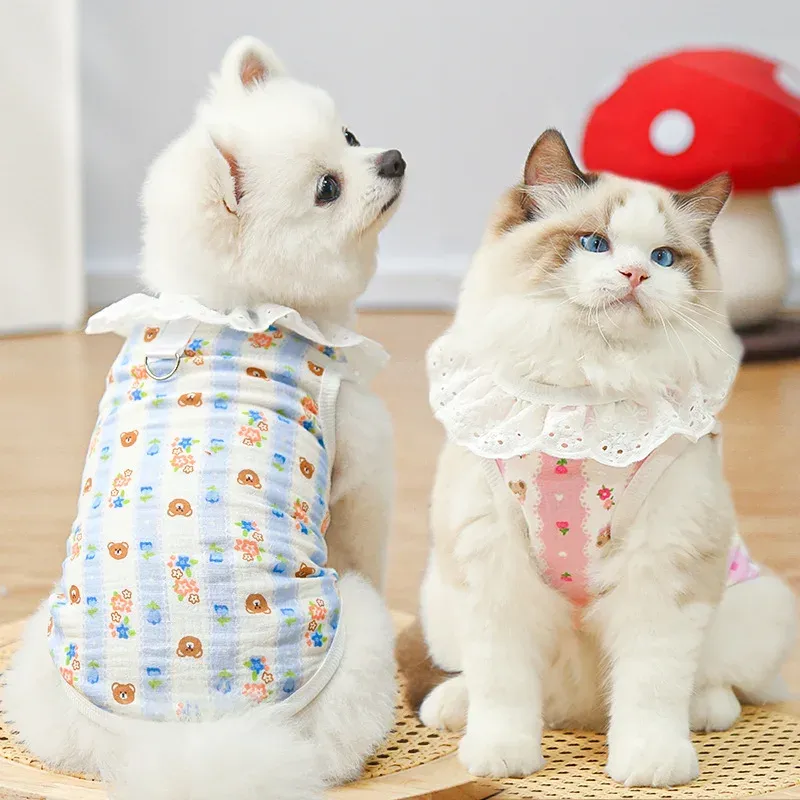 Lace Cartoon Dog Cooling Vest 4