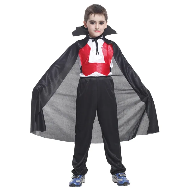 Kids Dark Vampire Count Cosplay Set 5