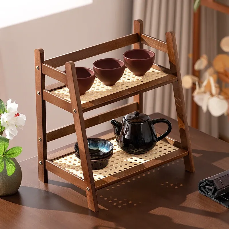 Bamboo Spice Rack Organizer 1