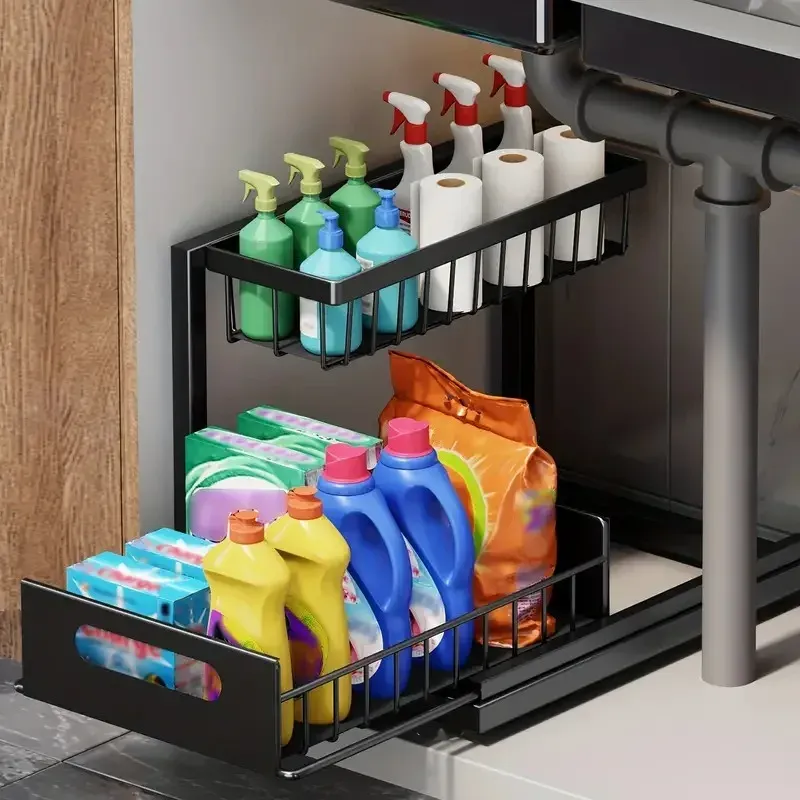 2-Tier Under Sink Pull-Out Organizer 2