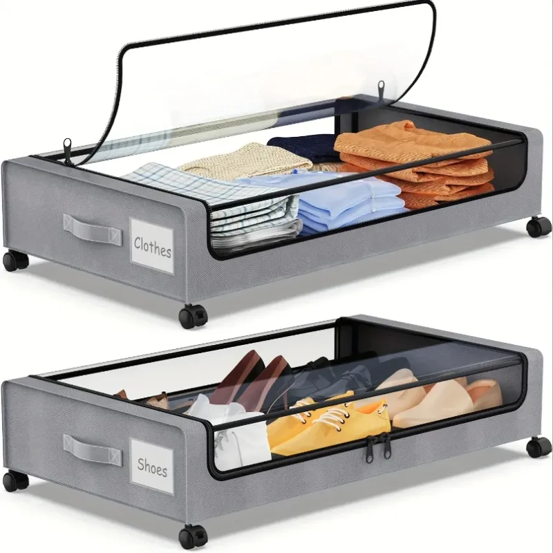 Underbed Storage Lockers with Wheels 4