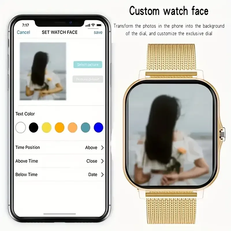 KESHUYOU 2.01" HD Smart Watch with Call & Sport Modes 6