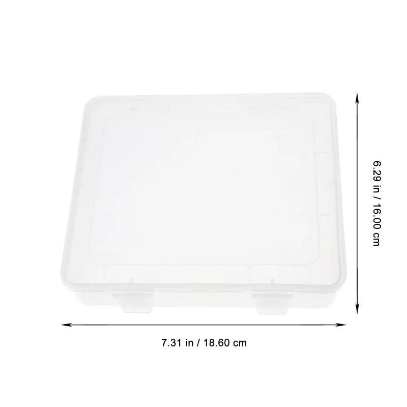 4Pcs Hardware Parts Storage Boxes Clear Small Plastic Containers Stackable Organizer Bins with Lids for Craft Jewelry Screws 2