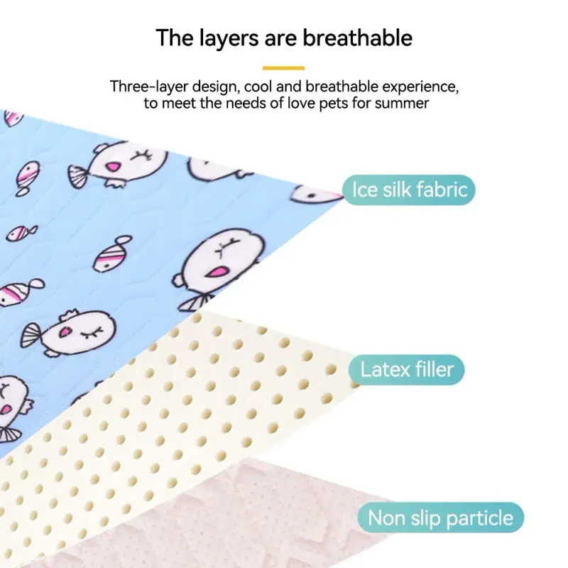 Breathable Cooling Dog Mat for Summer 5