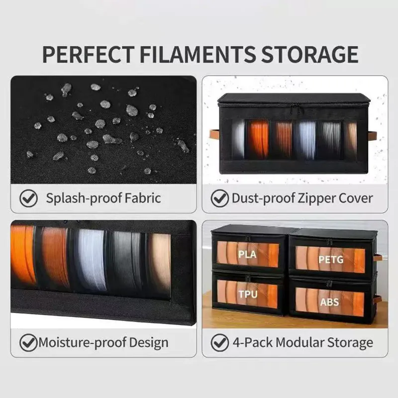 4-Spool 3D Printer Filament Storage Bag 5