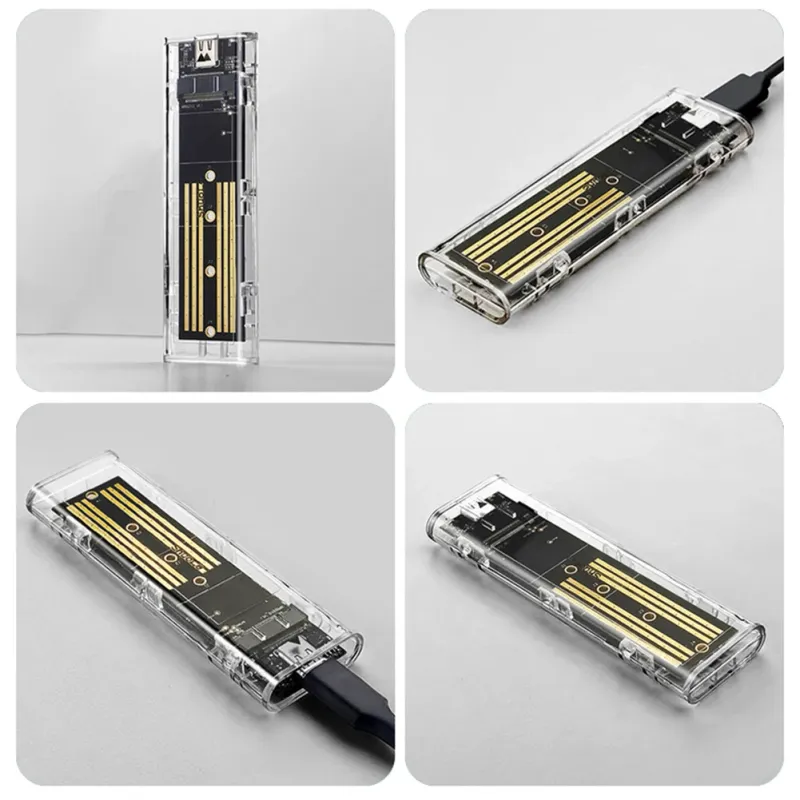 Dual Protocol M.2 SSD Enclosure 4