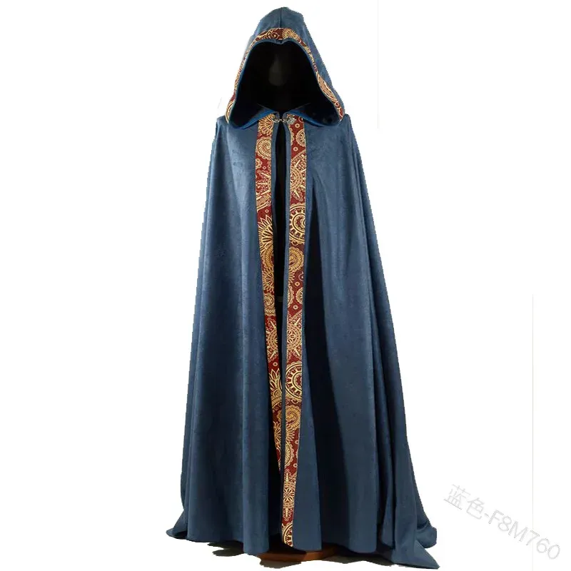 Medieval Gothic Hooded Cloak Cape 3