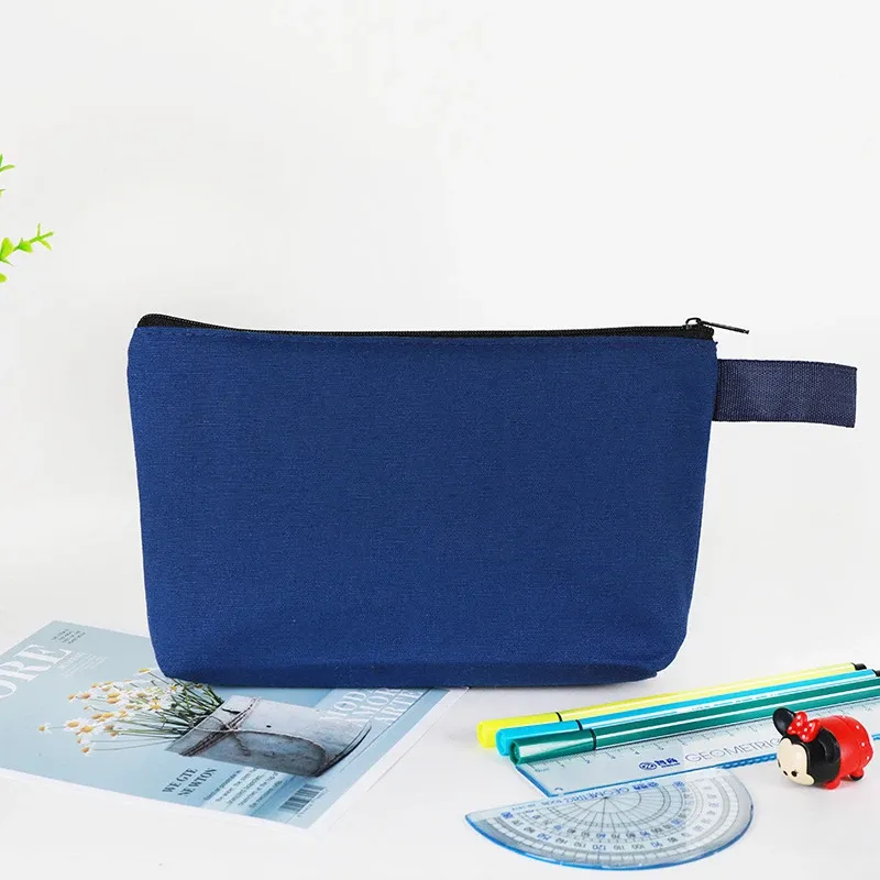 Canvas Multipurpose Makeup & Pencil Bag 6