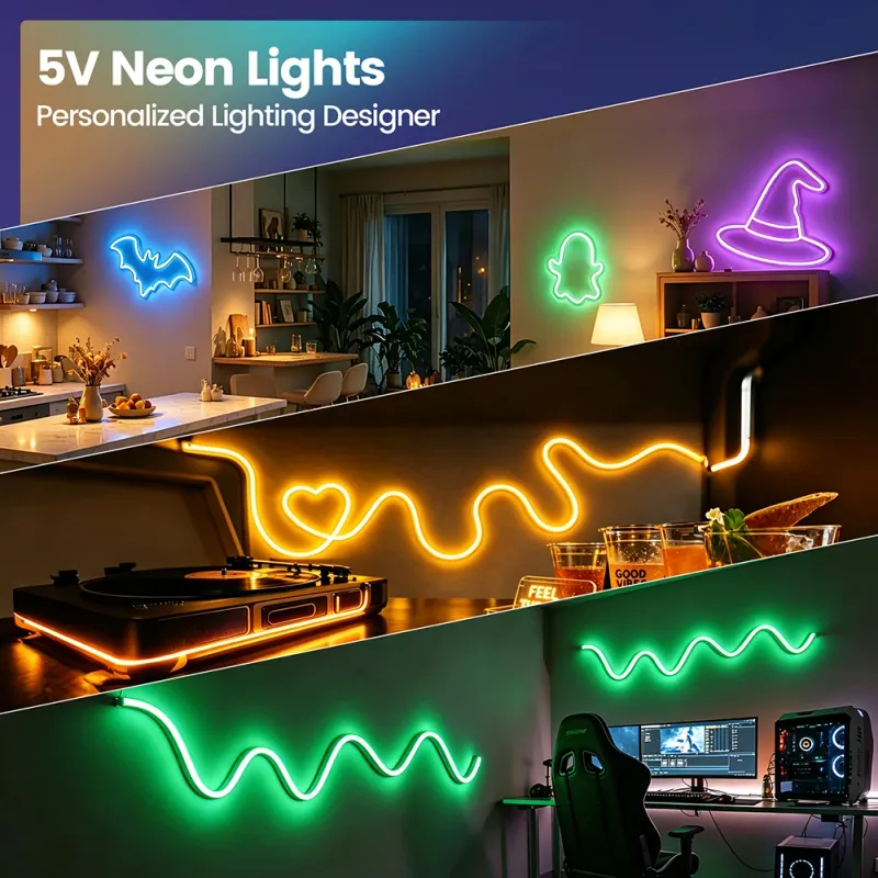 Battery Box LED Neon Flex Light Kit 6