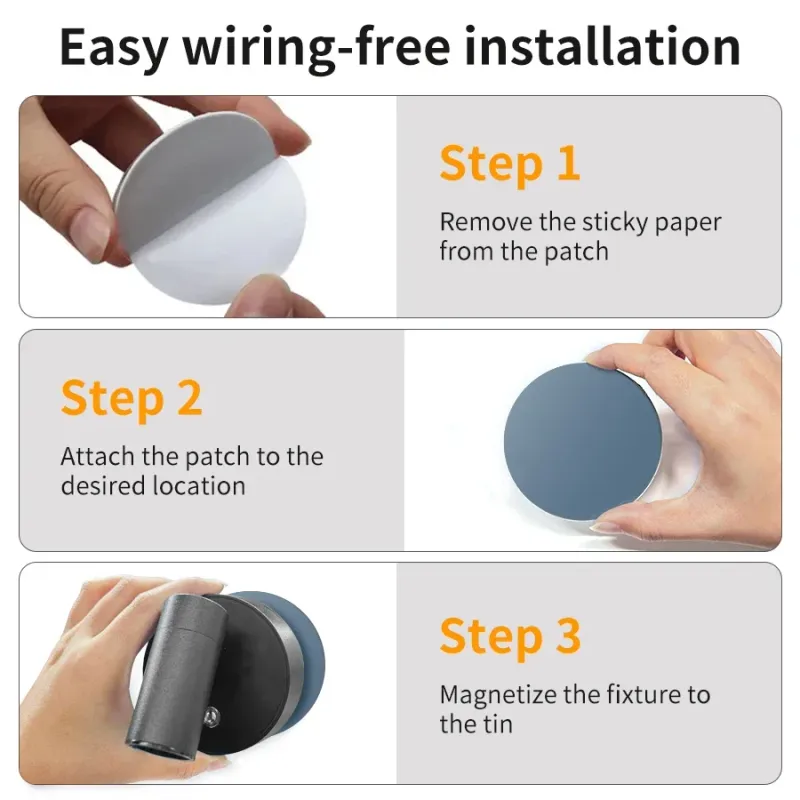 Touch Control LED Wall Lamp with USB Charging 6